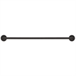 Design House Graz Park Metal Towel Bar in Matte Black 24-Inch