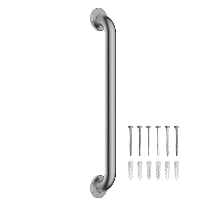 Design House Commercial Safety Grab Bar 18-inch Polished Stainless Steel