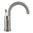 Geneva Centerset 2-Handle Bathroom Brass Faucet in Satin Nickel 4-Inch