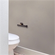 Design House Kelton Brass TP Holder in Matte Black and Gold