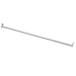 Design House Adjustable Steel Hanging Closet Rod in White 30 Inch to 48 Inch