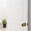 Design House Terrace Dummy Brass Doorknob in Satin Nickel 6 Pack