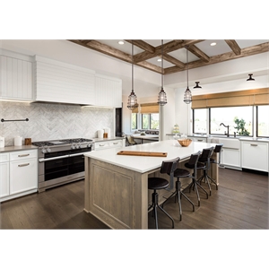 Design House Kimball Indoor Steel Ceiling Light in Coffee Bronze