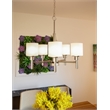 Design House Aubrey Steel Ceiling Light in Brushed Nickel 2Light