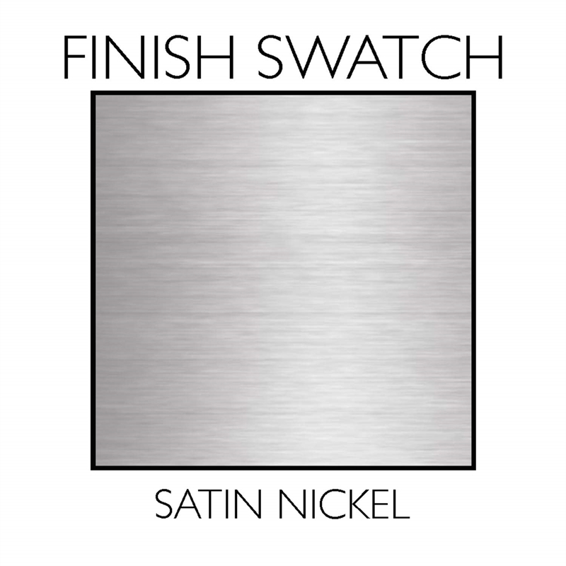 Design House Door Steel Hinge in Satin Nickel 4Inch 5/8inch Radius 10Pack