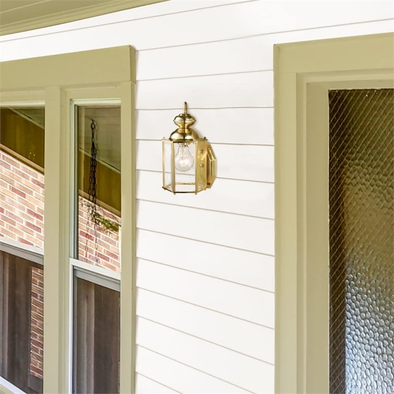 Augusta Solid Brass Indoor/Outdoor Wall Sconce