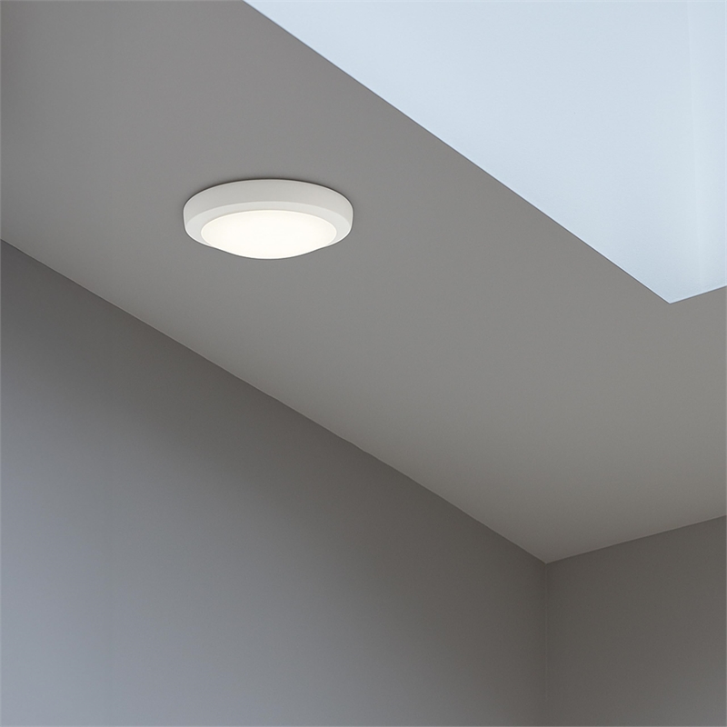 Paxton LED Flush Mount Ceiling Light in White 7Inch