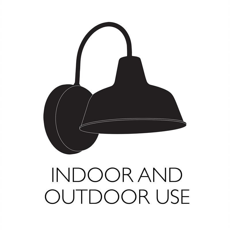 Design House Mason Indoor/Outdoor Wall Light in Oil Rubbed Bronze 2Pack