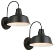 Design House Mason Indoor/Outdoor Wall Light in Oil Rubbed Bronze 2Pack