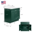 Brookings Bath Vanity Assembled 31x22 - Hunt Club Base and Solid White Top