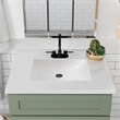 Brookings Bath Vanity Assembled 31x22 - Evergreen Fog Base and Camilla II Top