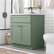 Brookings Bath Vanity Assembled 31x22 - Evergreen Fog Base and Camilla II Top