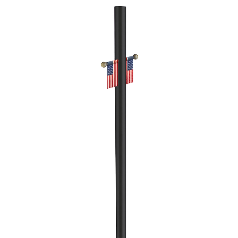 Lamp Post with Plastic Cross Arm and Two 4