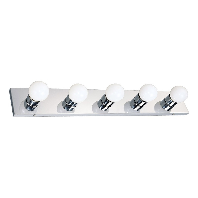 Design House 5-Light Vanity Light in Polished Chrome