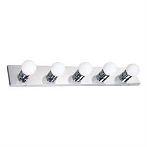 Design House 5-Light Vanity Light in Polished Chrome