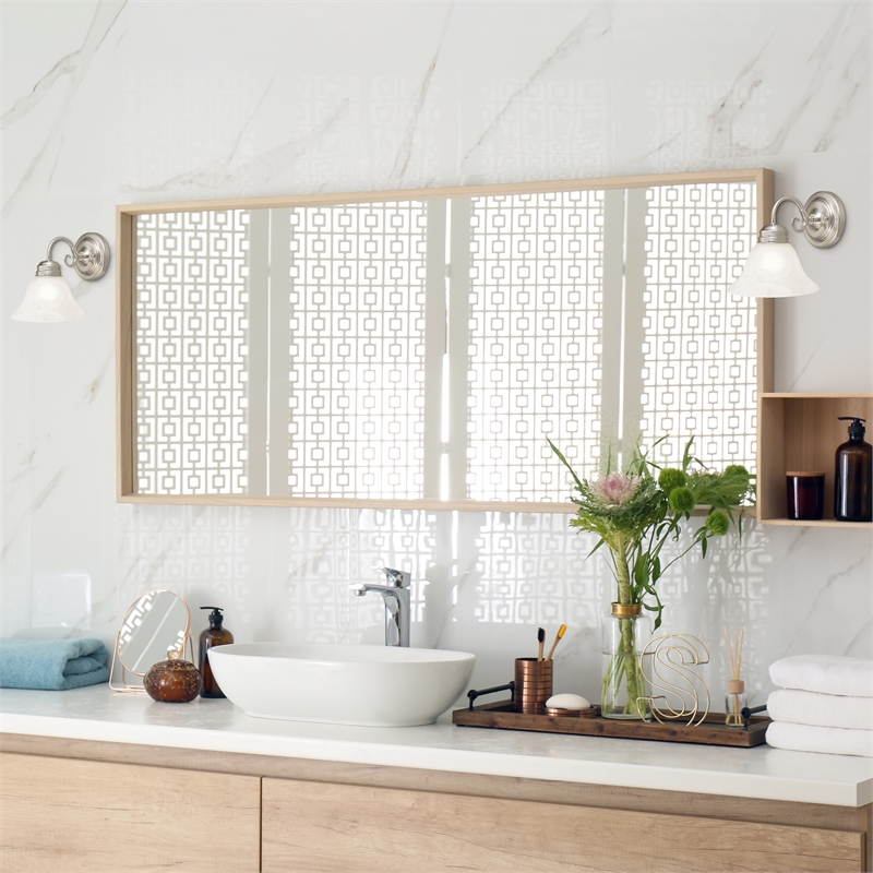 Design House Millbridge Wall-Mount Sconce in Satin Nickel