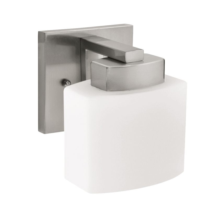 Design House Dove Creek Wall Light in Satin Nickel