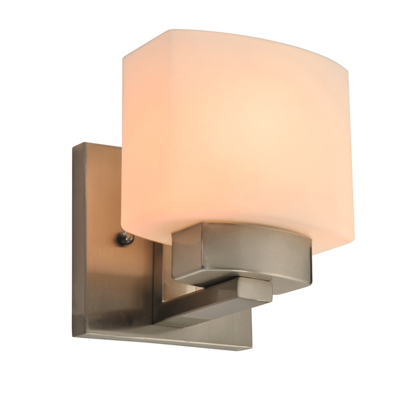 Design House Dove Creek Wall Light in Satin Nickel