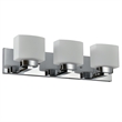 Design House 3-Light Dove Creek Vanity Light in Polished Chrome