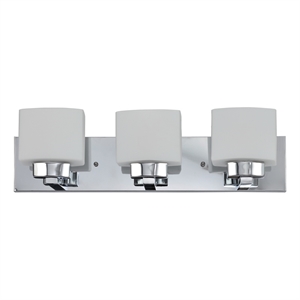 Design House 3-Light Dove Creek Vanity Light in Polished Chrome