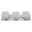 Design House 3-Light Dove Creek Vanity Light in Polished Chrome