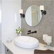 Design House Aubrey Wall Light in Matte Black