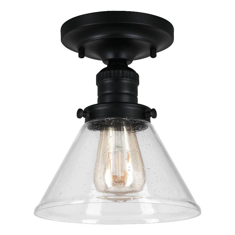 Design House Augustin Ceiling Light in Matte Black
