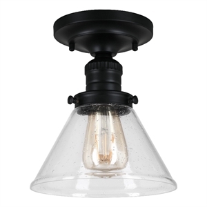 Design House Augustin Ceiling Light in Matte Black