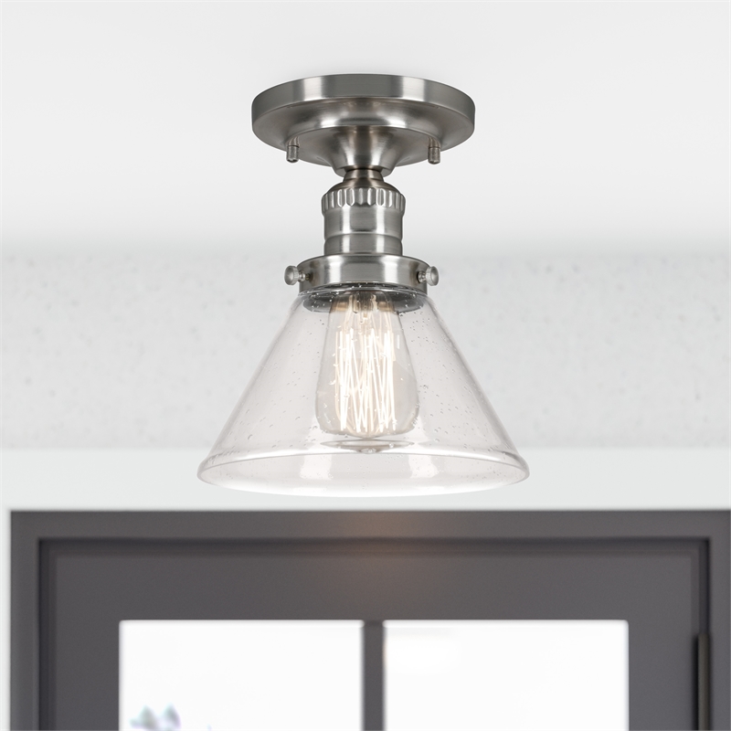 Design House Augustin Ceiling Light in Satin Nickel