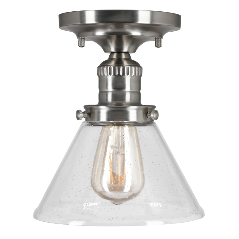 Design House Augustin Ceiling Light in Satin Nickel