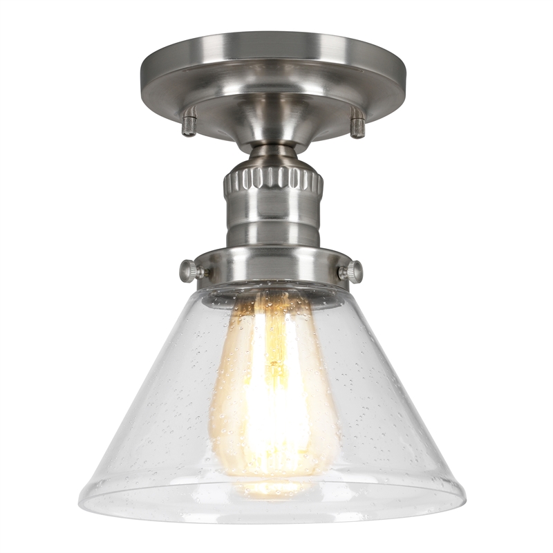 Design House Augustin Ceiling Light in Satin Nickel