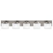 Design House 5-Light Dove Creek Vanity Light in Satin Nickel