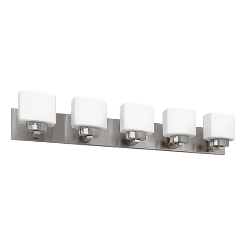 Design House 5-Light Dove Creek Vanity Light in Satin Nickel
