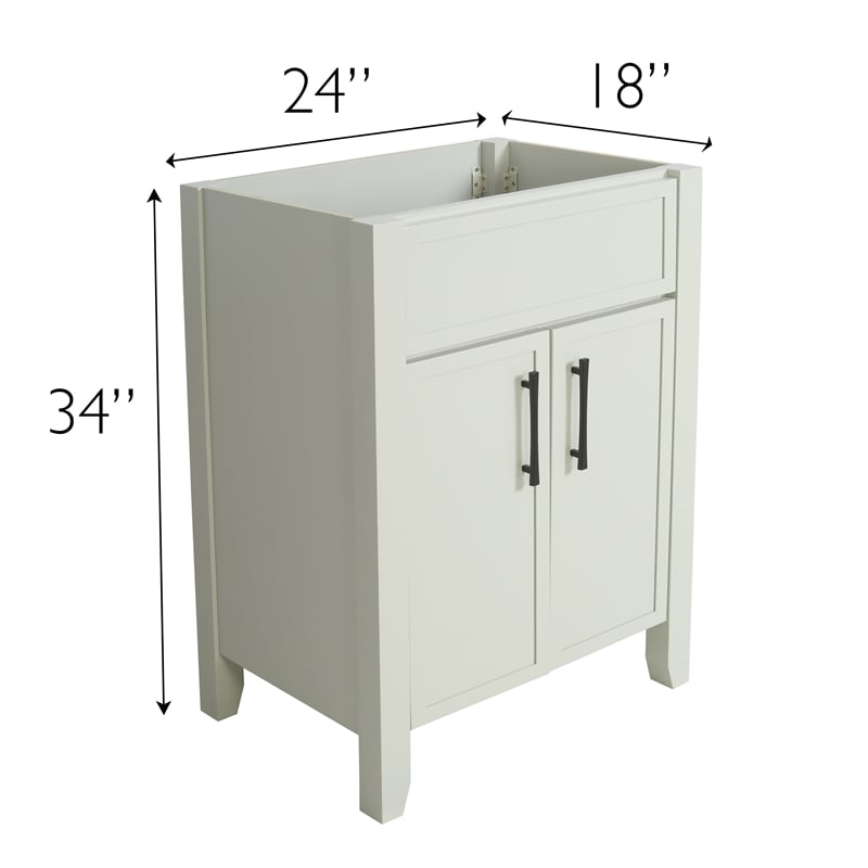 Design House Dawson On the Rocks Bathroom Vanity Cabinet in Light Gray