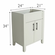 Design House Dawson On the Rocks Bathroom Vanity Cabinet in Light Gray