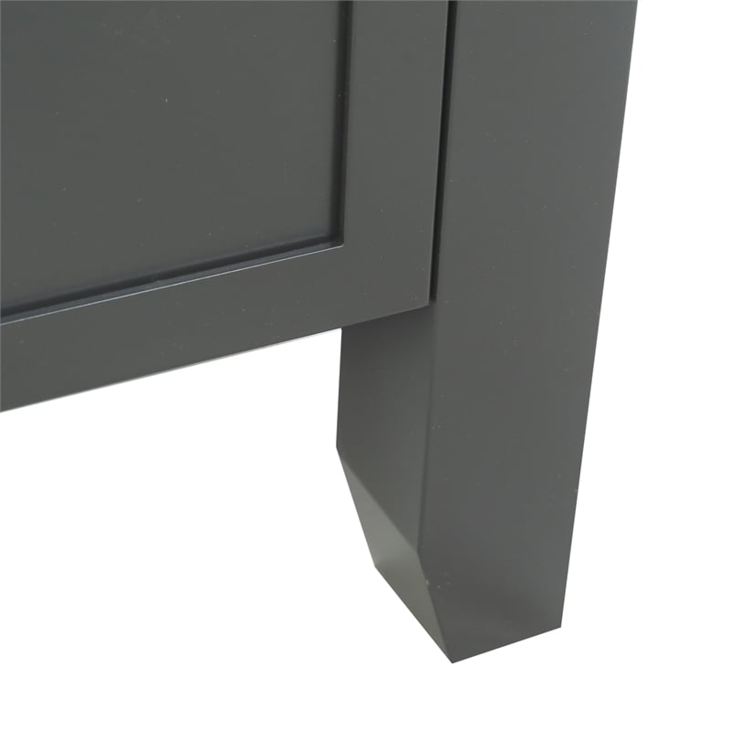 Design House Dawson Iron Ore Bathroom Vanity Cabinet in Dark Gray