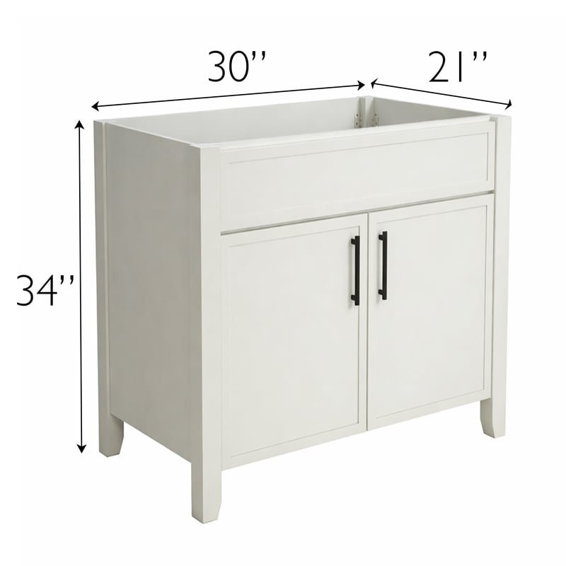 Design House Dawson  On the Rocks  Vanity Cabinet in Light Gray