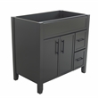 Design House Dawson  Iron Ore Bathroom Vanity Cabinet in Dark Gray