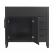 Design House Dawson  Iron Ore Bathroom Vanity Cabinet in Dark Gray