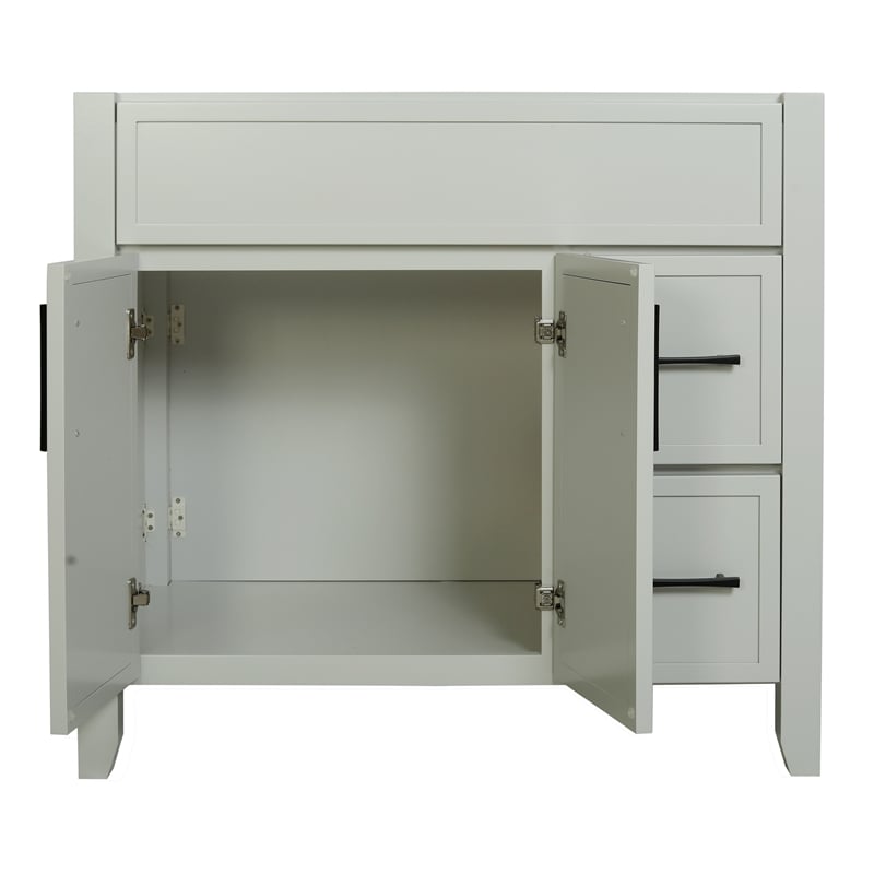 Design House Dawson On the Rocks Bathroom Cabinet in Light Gray