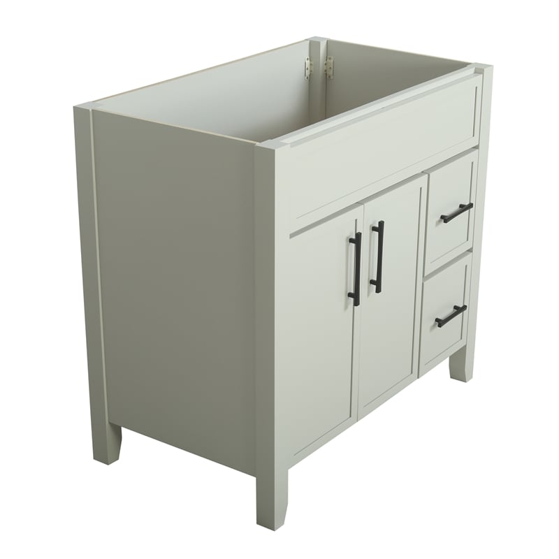 Design House Dawson On the Rocks Bathroom Cabinet in Light Gray