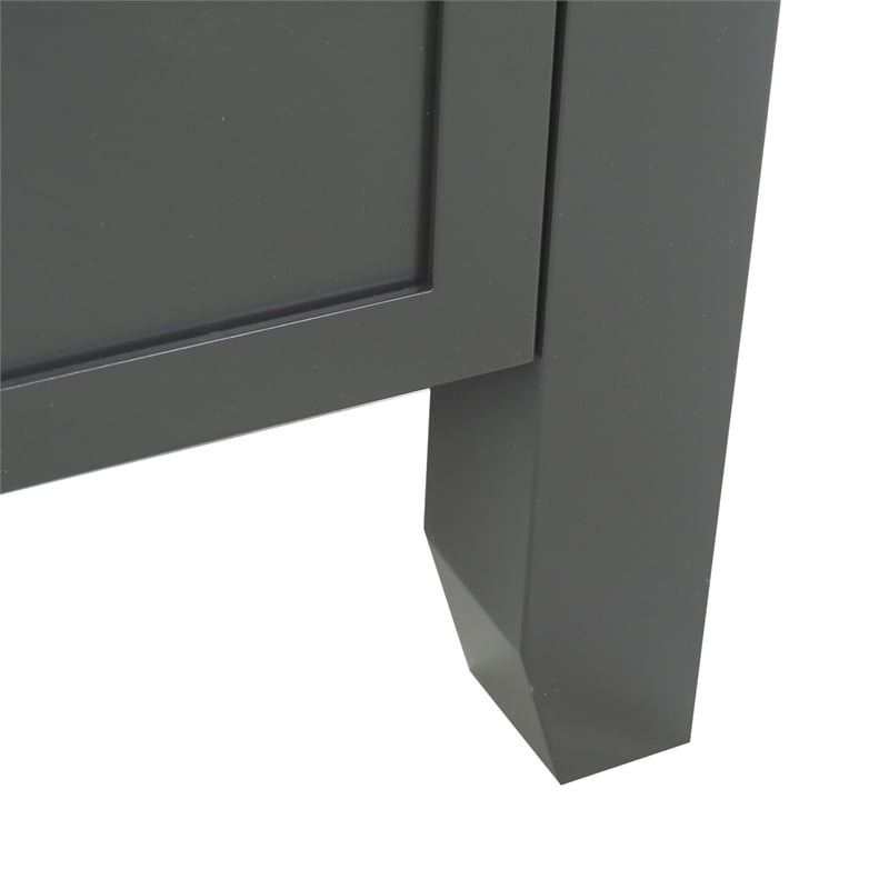 Design House Dawson  Iron Ore Vanity Cabinet in Dark Gray