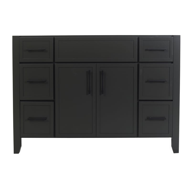 Design House Dawson  Iron Ore Vanity Cabinet in Dark Gray