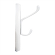 Design House Dalton Wall-Mount Double Robe Hook in White