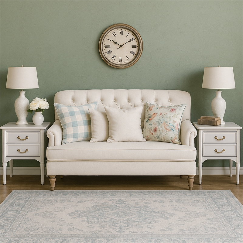 Design House Oxford 2-Pack End Tables in Antique White