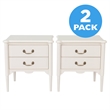 Design House Oxford 2-Pack End Tables in Antique White