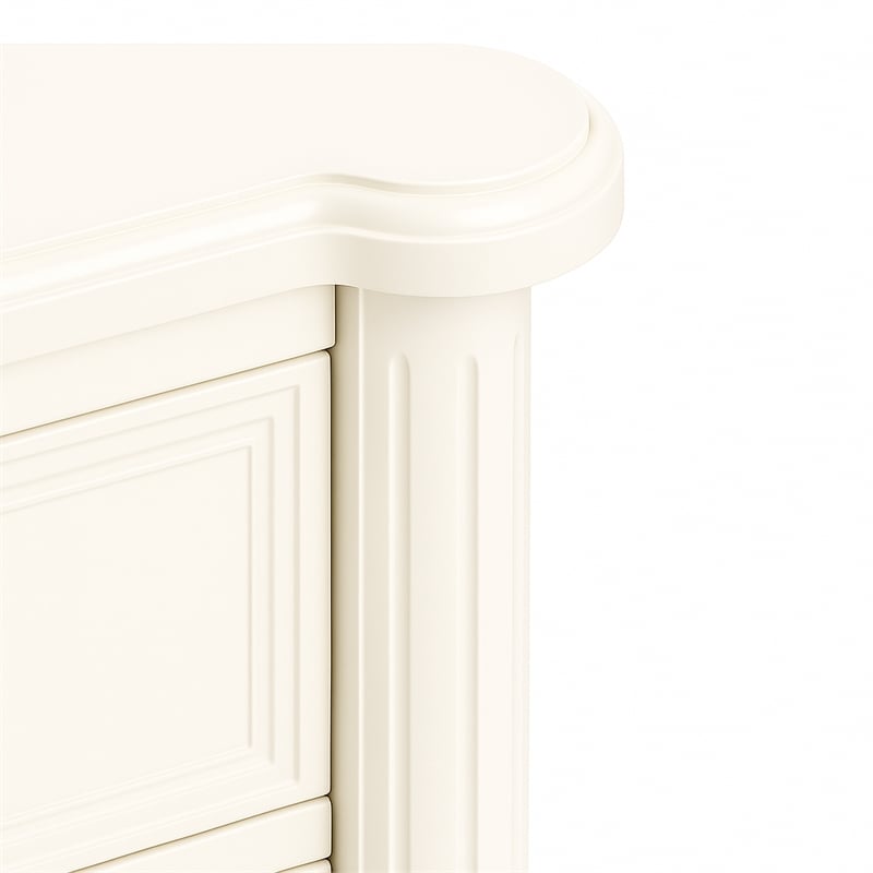 Design House Oxford Chest with Drawers in Antique White