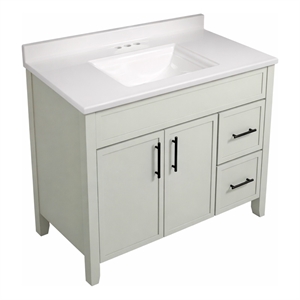 Design House 37&quot Dawson Vanity with Marble Top in On the Rocks
