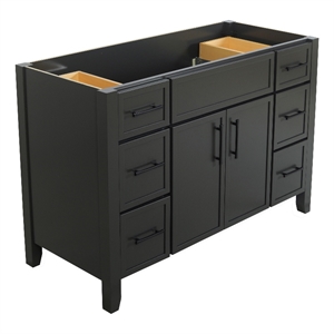 Design House 48&quot Dawson 2 Door 6 Drawer Vanity in Iron Ore