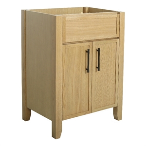 Design House 24&quot Dawson 2 Door Assembled Vanity in Riffed Oak